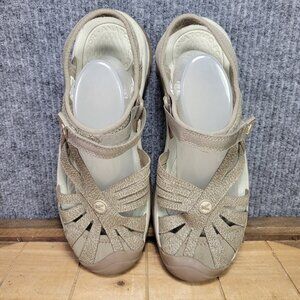 Keen Rose Sandals Women's 9 Brindle/Shitake Closed Toe Cushioned Washable